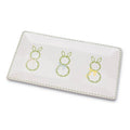 Boxwood Bunny Rectangle Platter   White/Multi   12x6.5