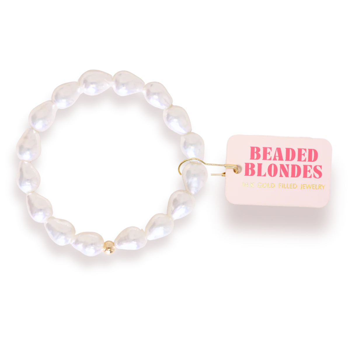 Bella Pearl Bracelet in Gold