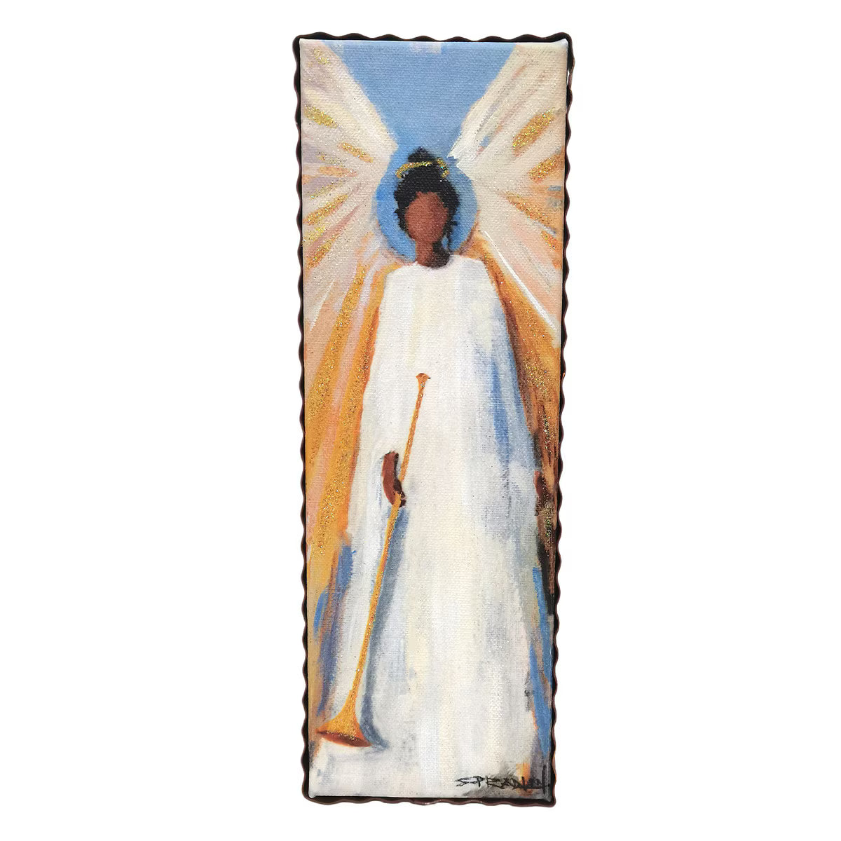 Gilded Trumpet Angel