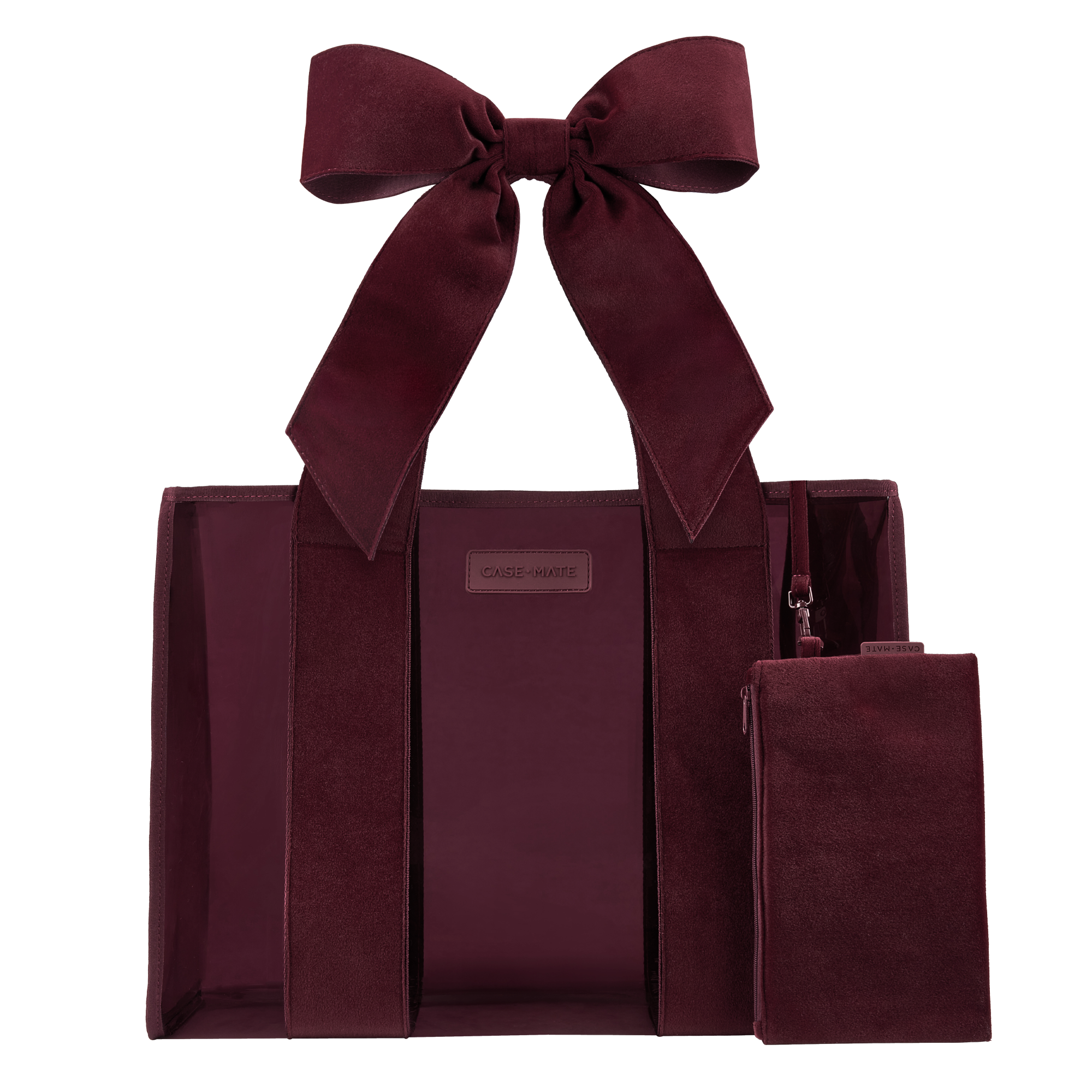 Case-Mate Jelly Tote w/ Phone Pouch - Red Velvet Bow