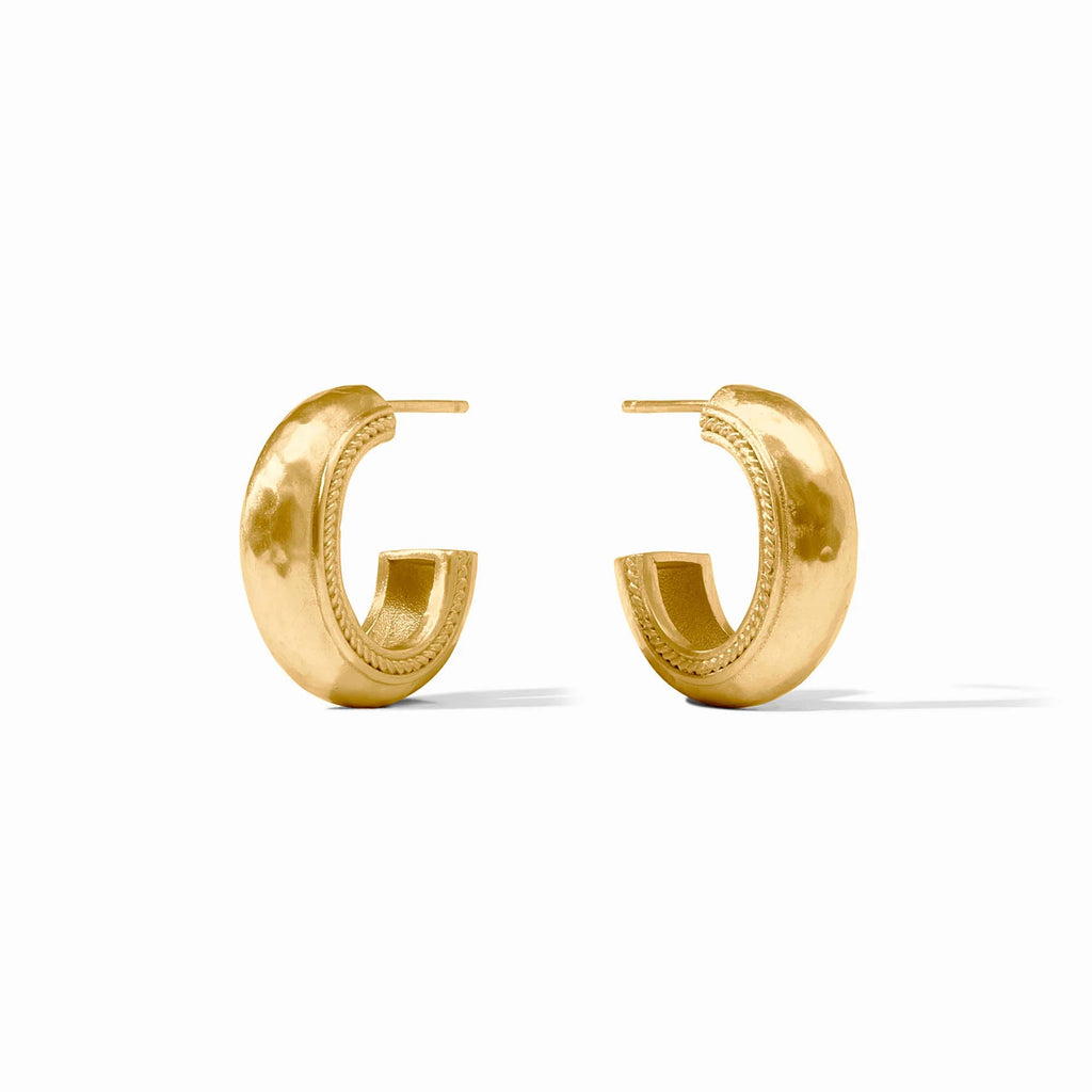 Cannes Hoop Gold Earrings
