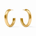 Cannes Hoop Gold Earrings