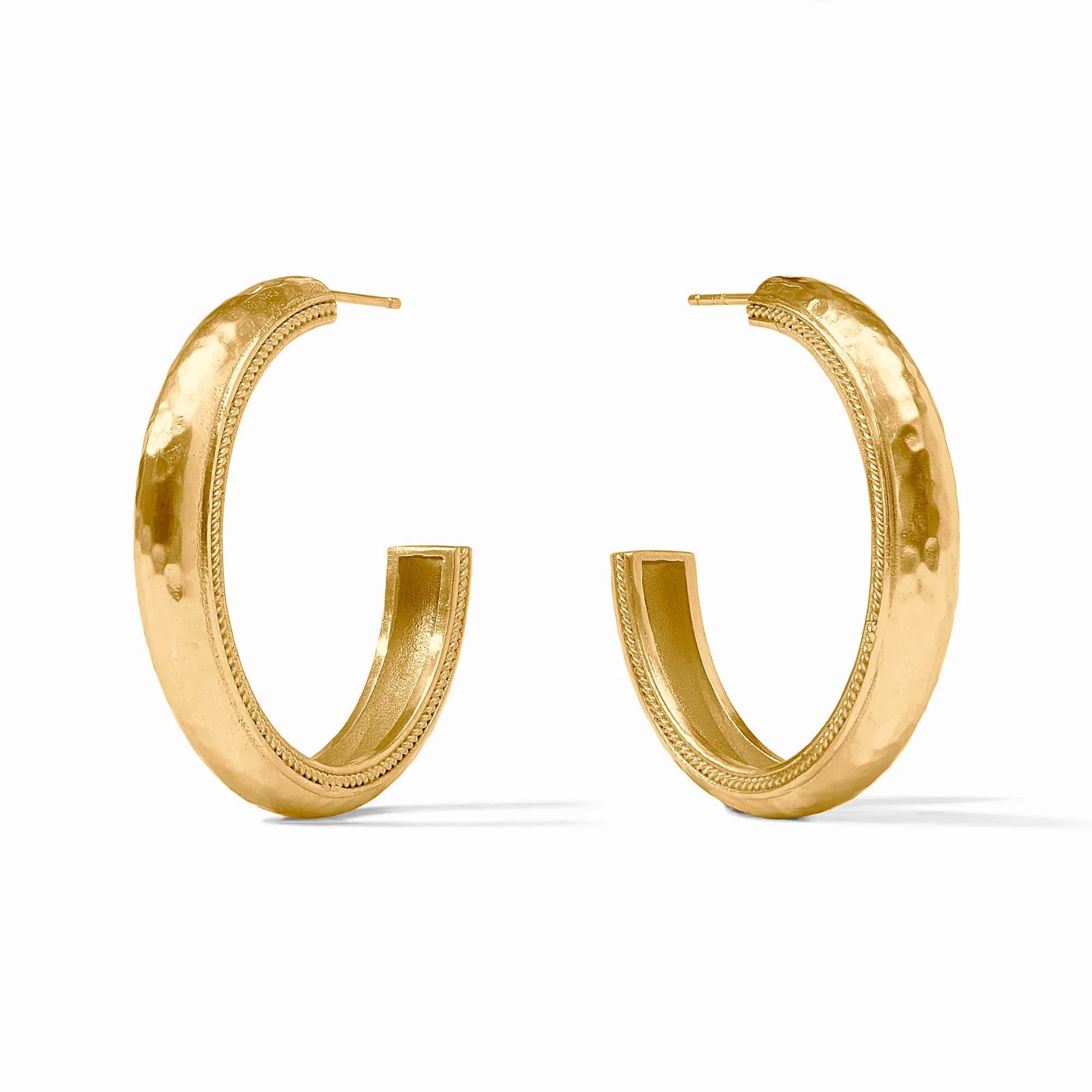 Cannes Hoop Gold Earrings