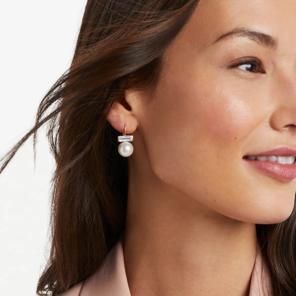 Charlotte Earring-CZ/Pearl