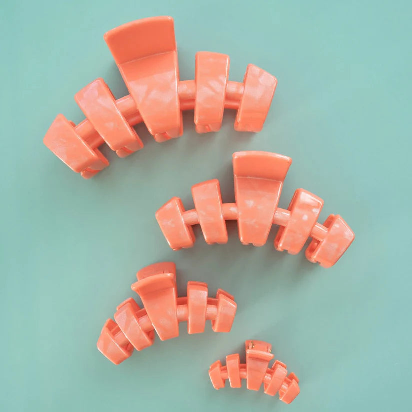 Classic Dreamsicle Large Hair Clip - Large
