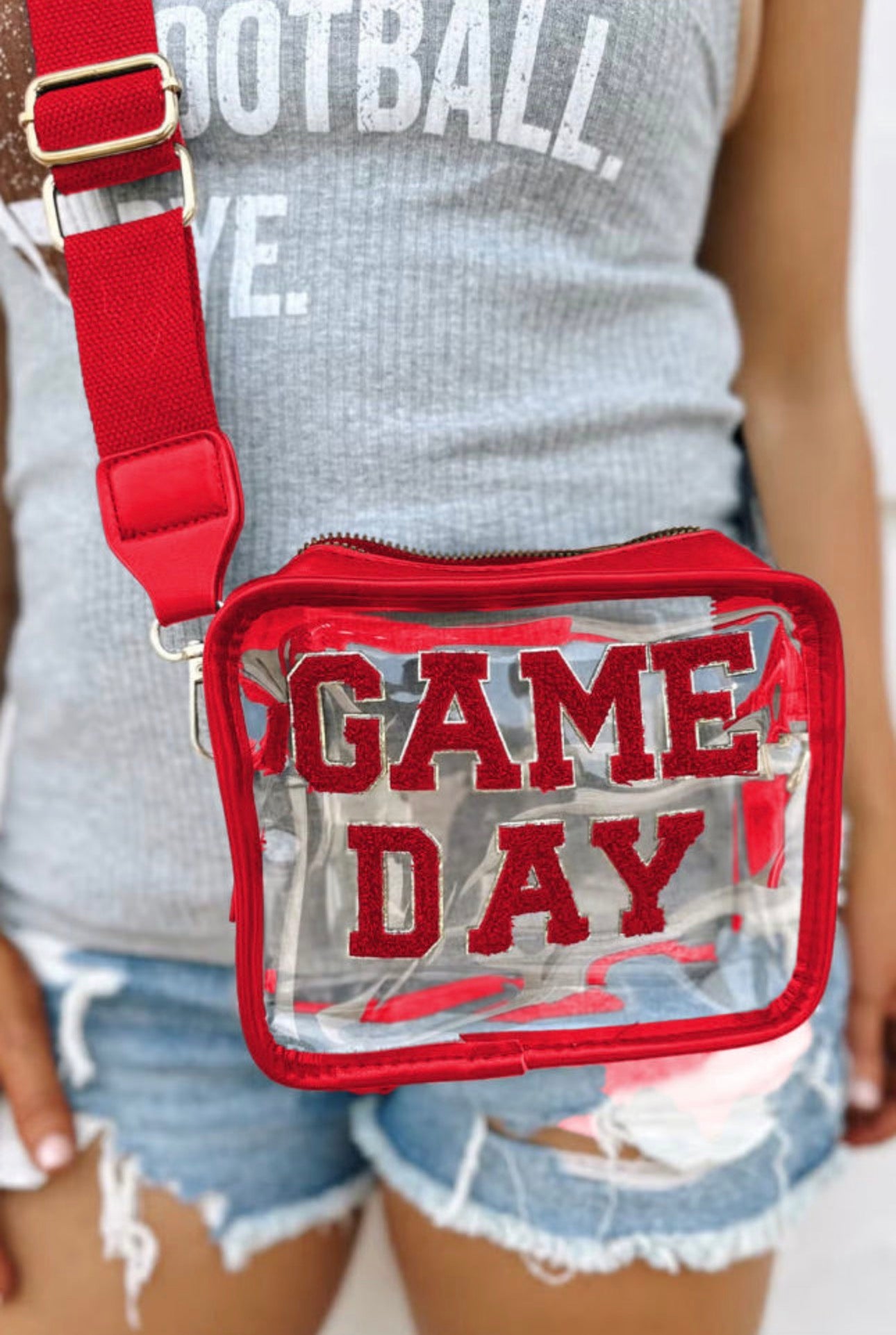 Clear Game Day Purse