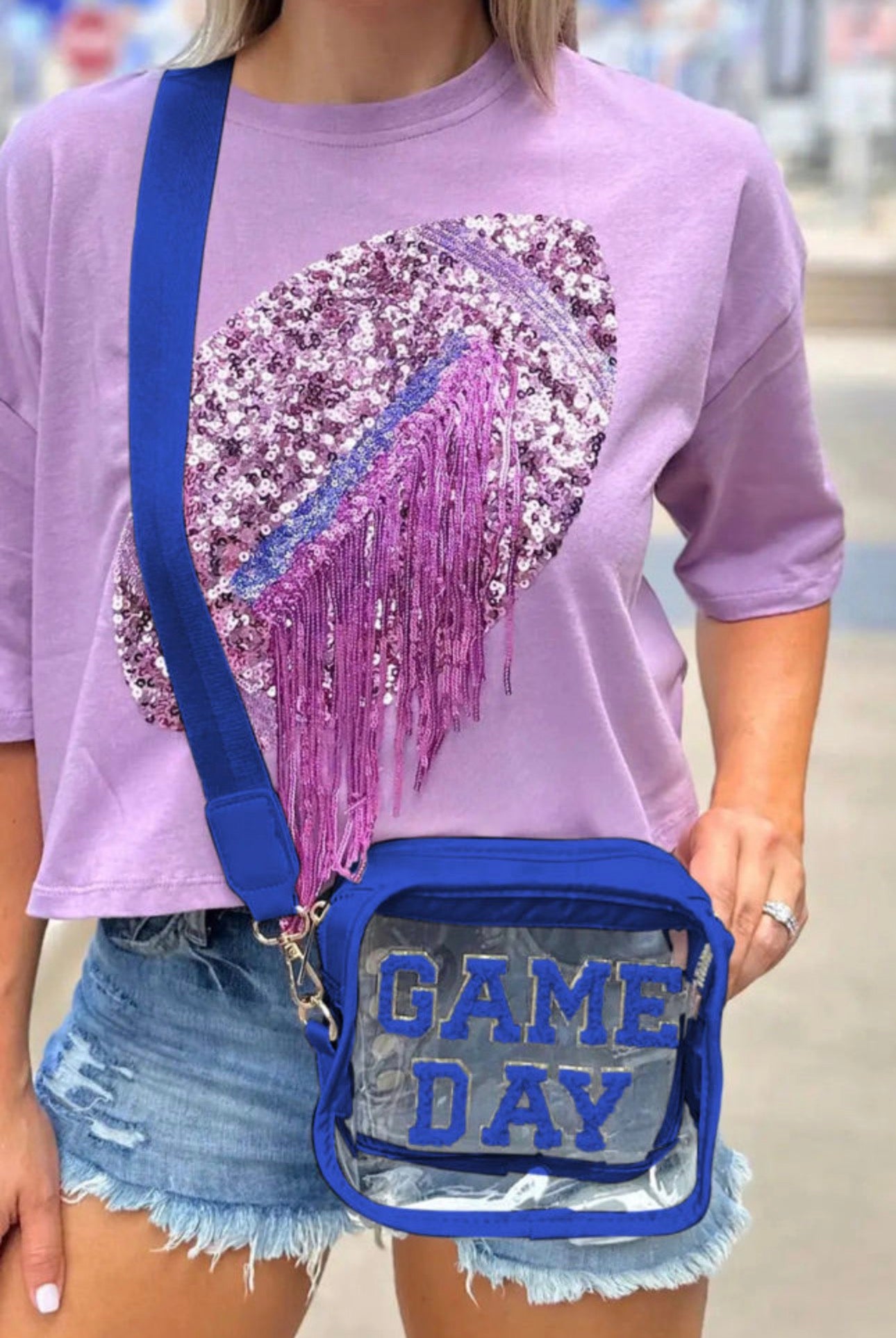 Clear Game Day Purse