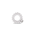 TELETIES Coconut White tiny white spiral coil hair ties pack