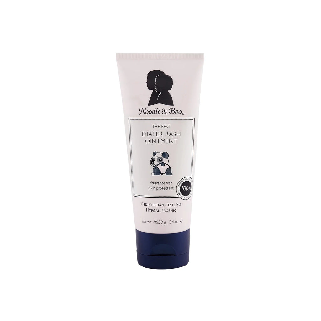 Noodle & Boo diaper rash ointment tube on a white background