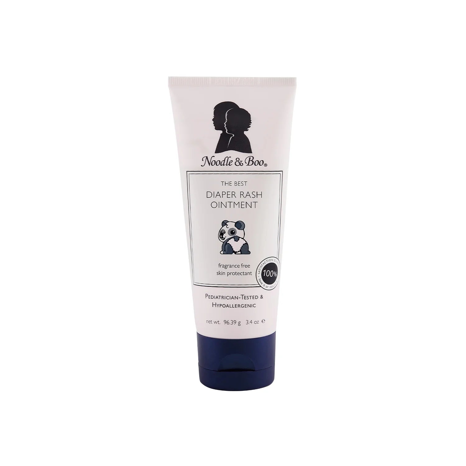 Noodle & Boo diaper rash ointment tube on a white background