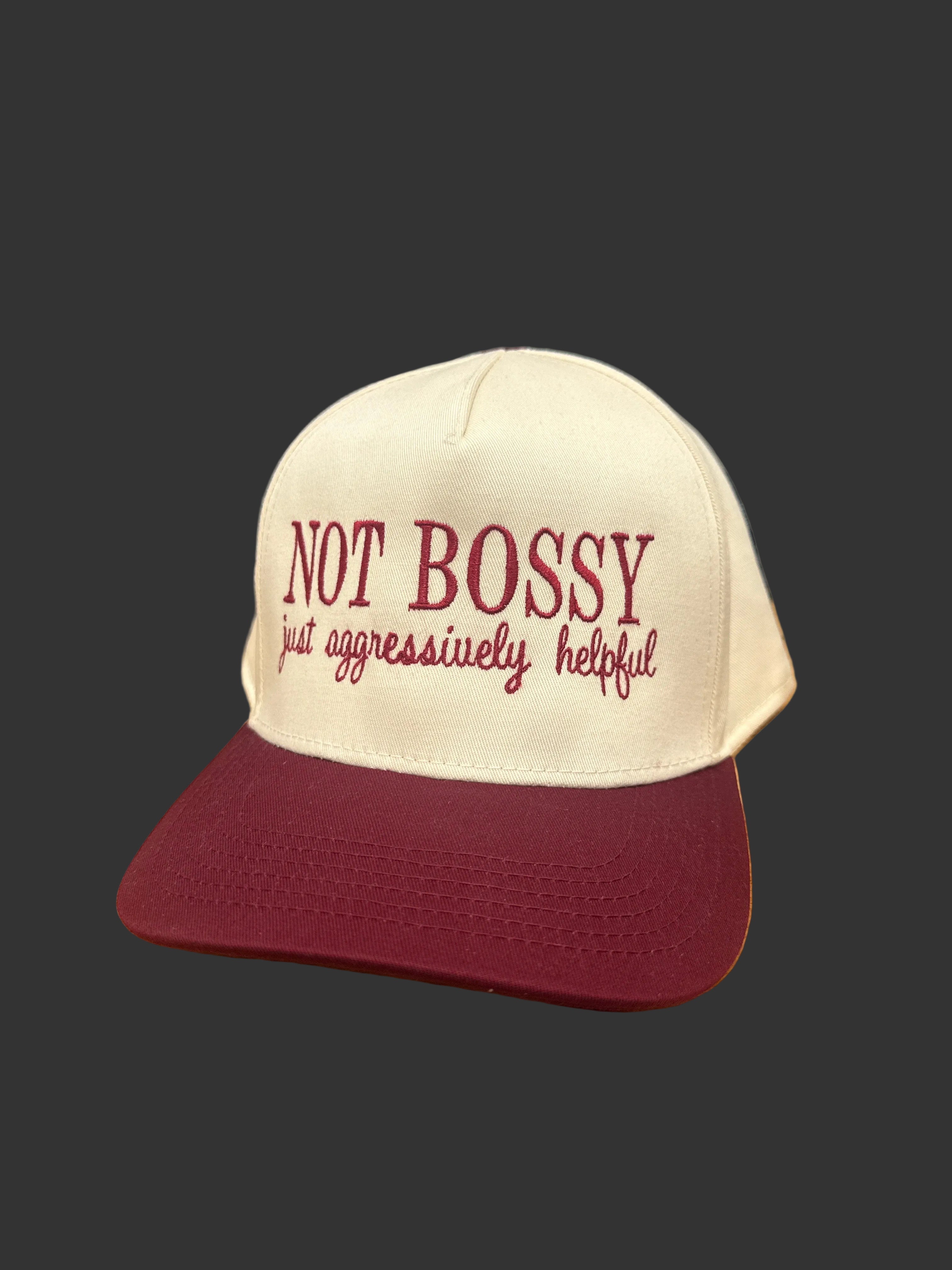 Not Bossy Just Aggressively Helpful Hat