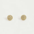Pave Ball Stud-Small