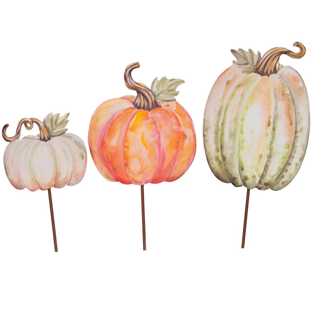Water Color Pumpkins (Set of 3)
