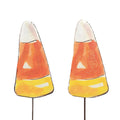 Orange Candy Corn Set of 2
