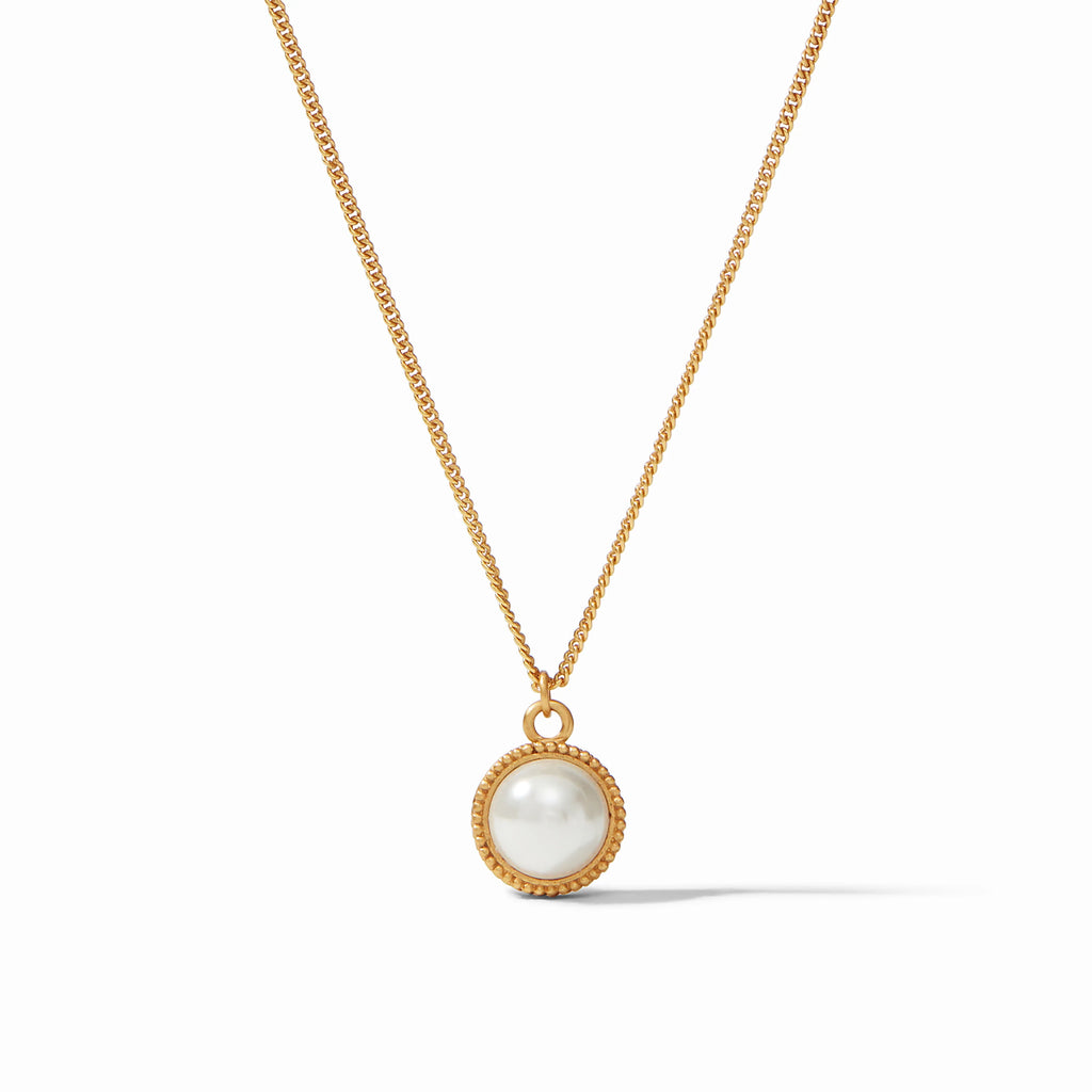 Fleur De Lis Solitaire Necklace