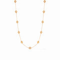 Florentine Demi Delicate Station Necklace-Gold