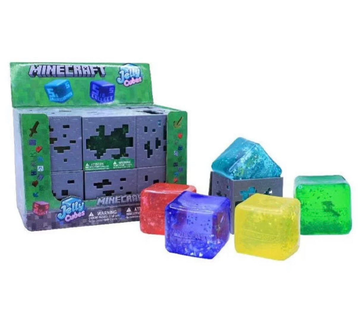 Minecraft Jelly Cube Series 1 Squishy Fidget Toy (1)