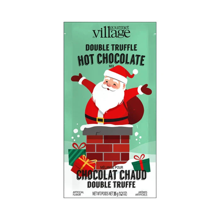 Mini Hot Chocolate Retro Santa