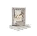 Gold foil Alabama boxed note card set with envelopes Southern stationery gift