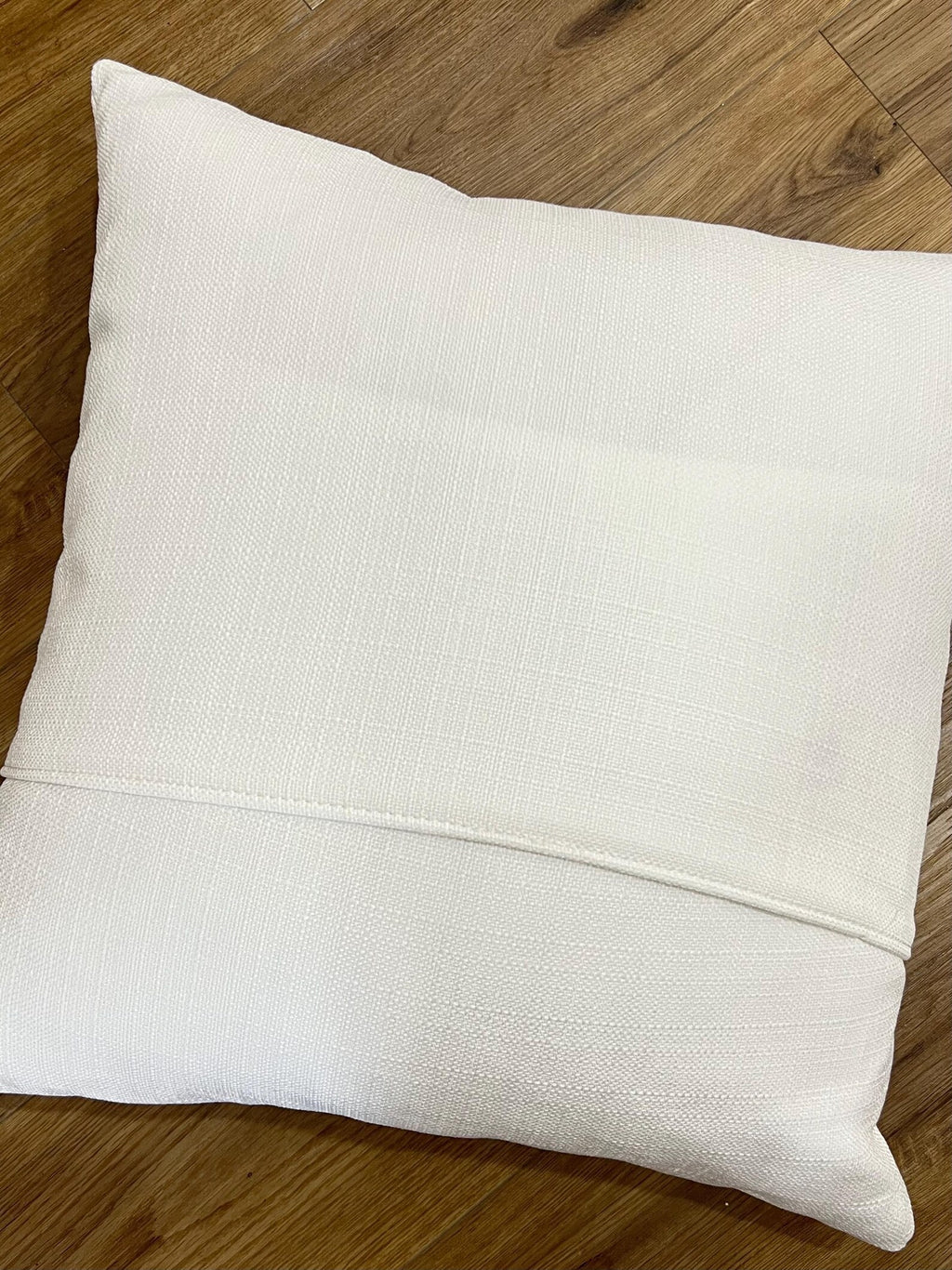 Gold Foil Neutral Hydrangeas Pillow