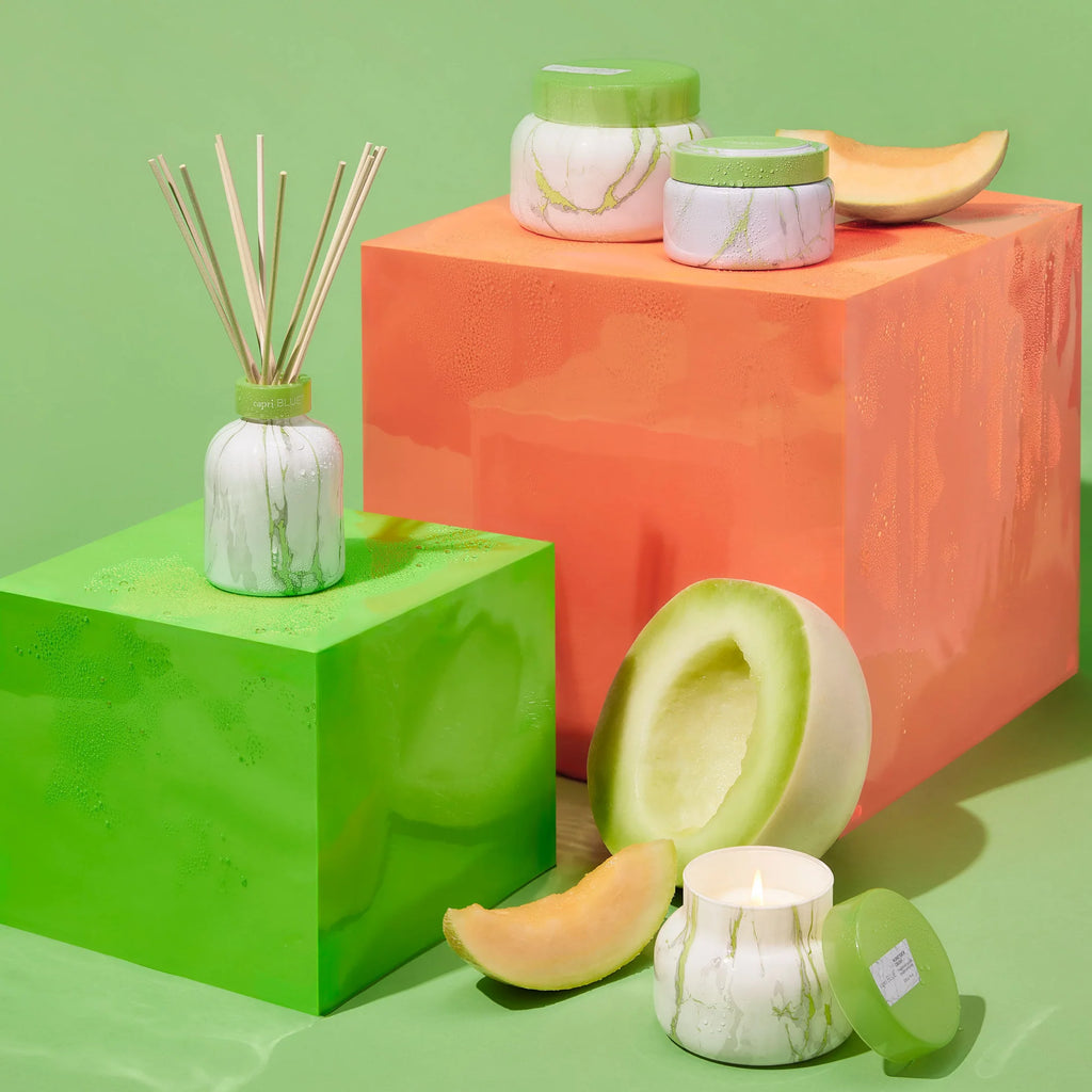 HONEYDEW CRUSH MODERN MARBLE PETITE JARS, 8 oz