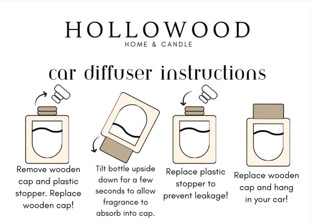 Hollowood Candles-Everyday Scents Car Diffuser