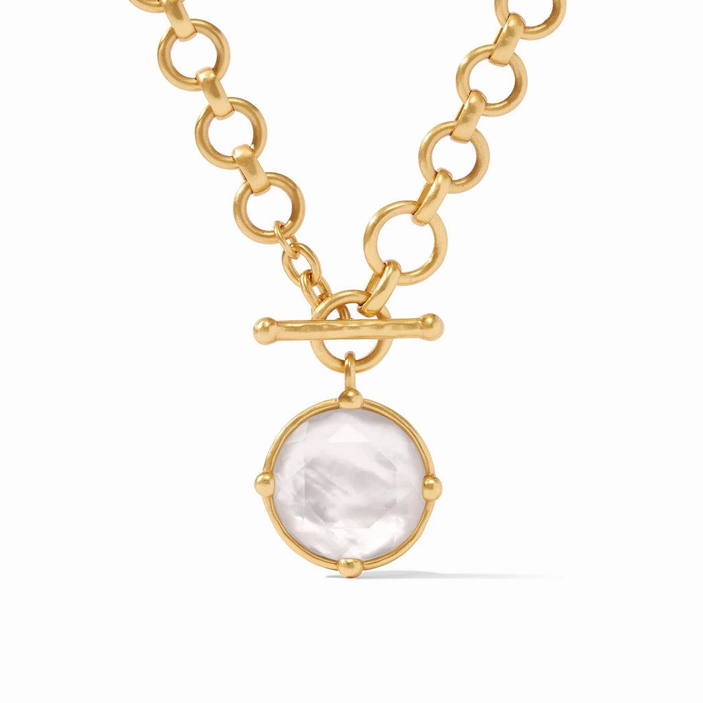 Honeybee Demi Necklace-Iridescent Clear Crystal