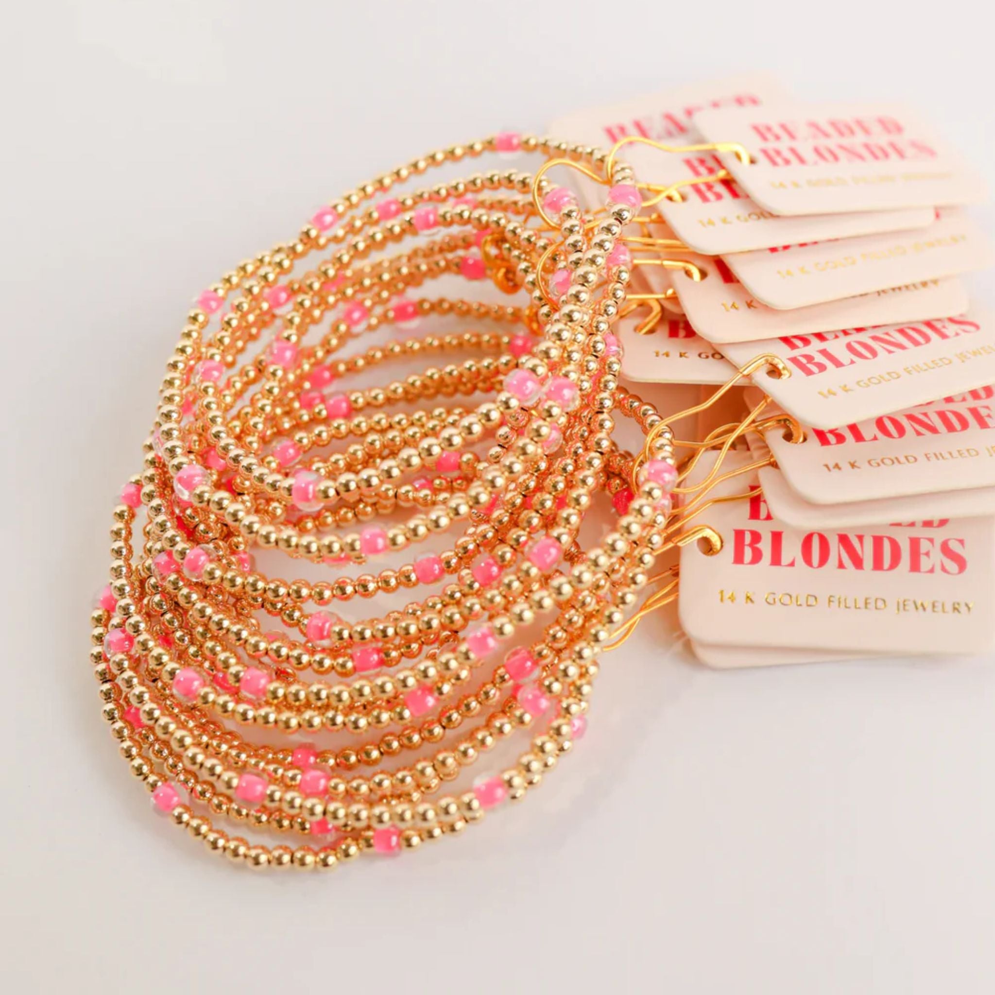 Hot Pink Dainty Poppi Bracelet