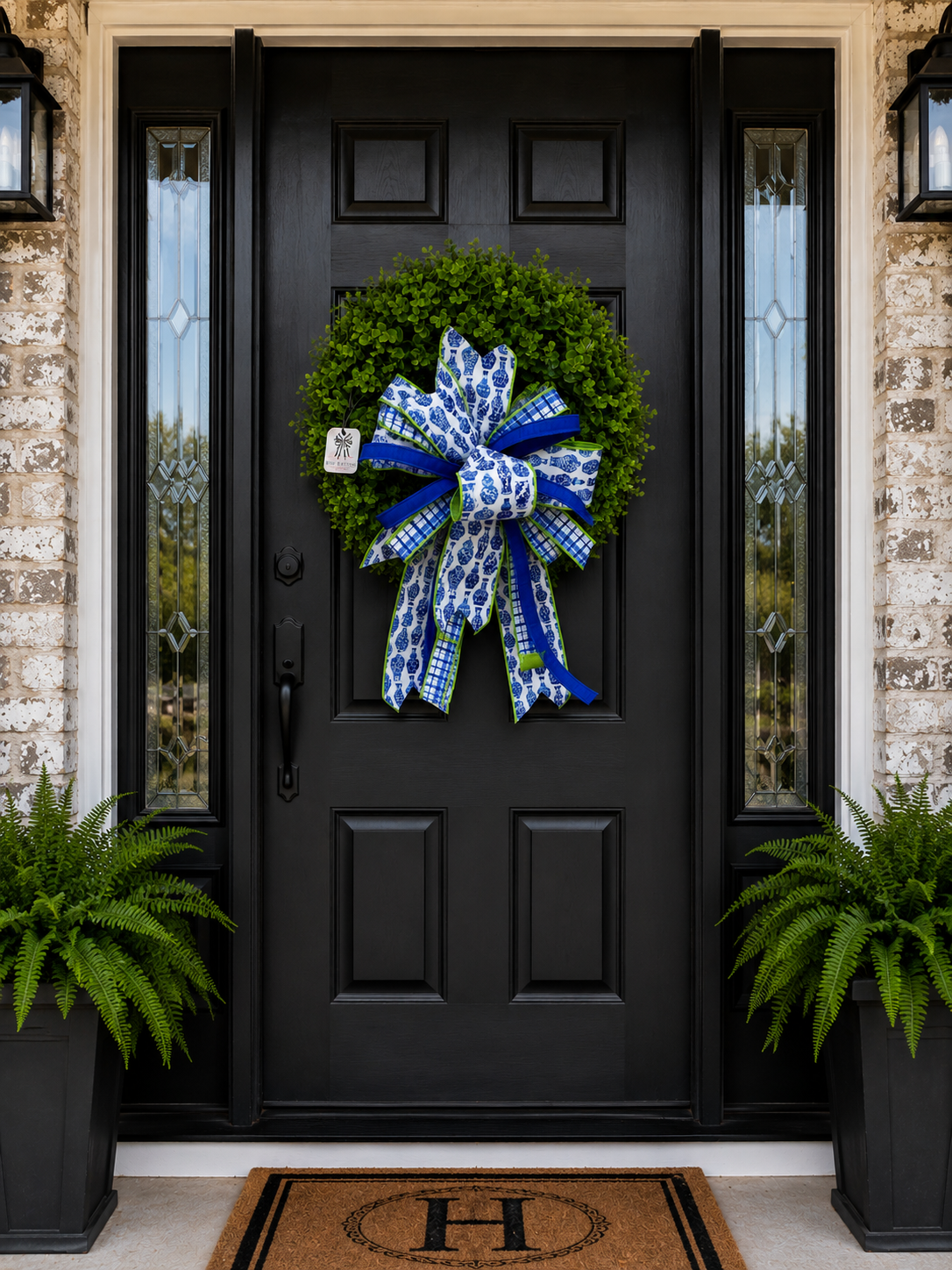 Summer Wreath & Bow