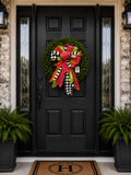 Bright & Fun Colorful Bow & Wreath