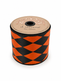 D. Stevens Orange & Black Checkered Ribbon