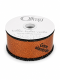 Black & Orange Glitter Ribbon