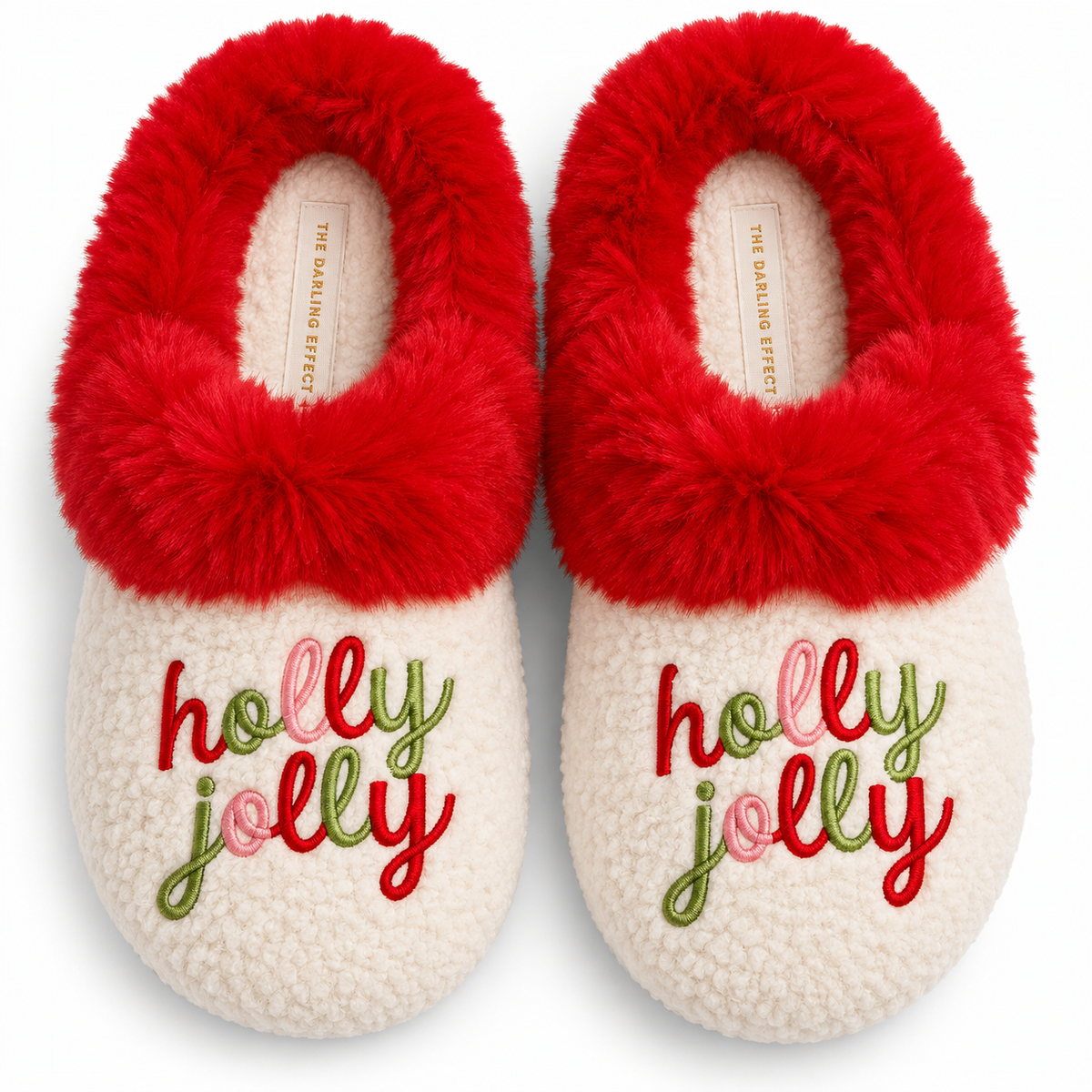 Holly Jolly Dreamy Daze Slippers