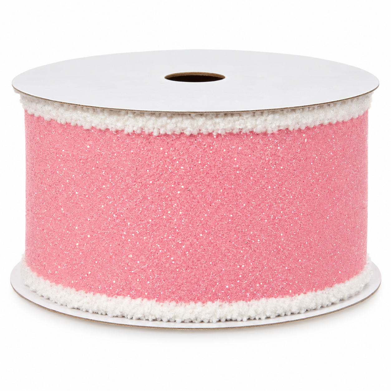 2.5" X 10YD Candy Glitter Ribbon w/Chenille Edge