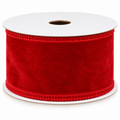 2.5" x 10YD Ravishing Red Velvet Ribbon