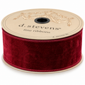 2.5" x 10YD Burgundy Velvet D'Stevens Ribbon