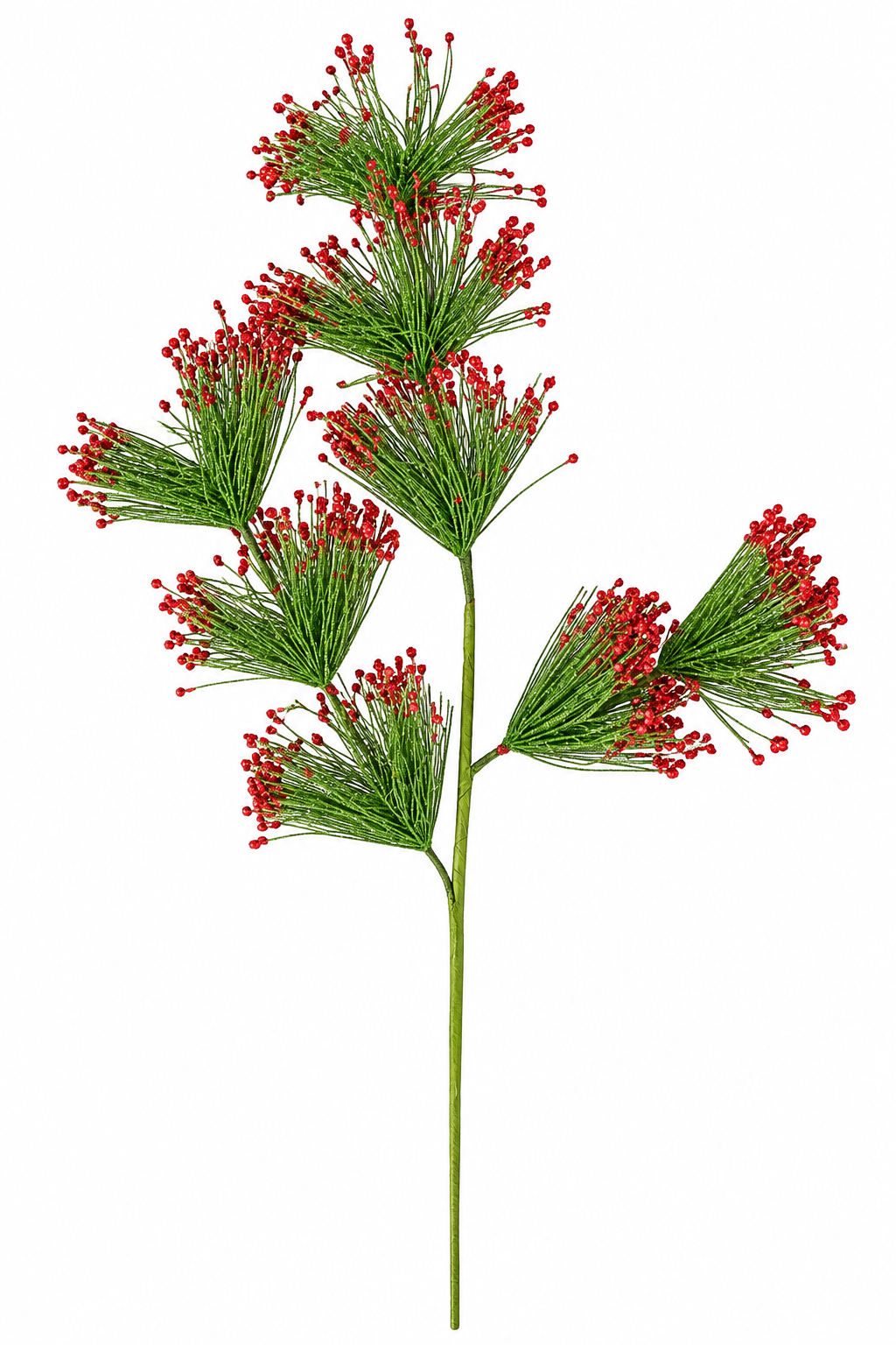 Green Needle with Red Sequin Pick
