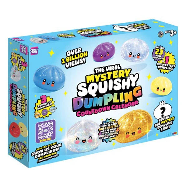 RMS® Mystery Dumpling Bao Bun Fidget Squishy 24-Day Countdown Calendar (24pc)