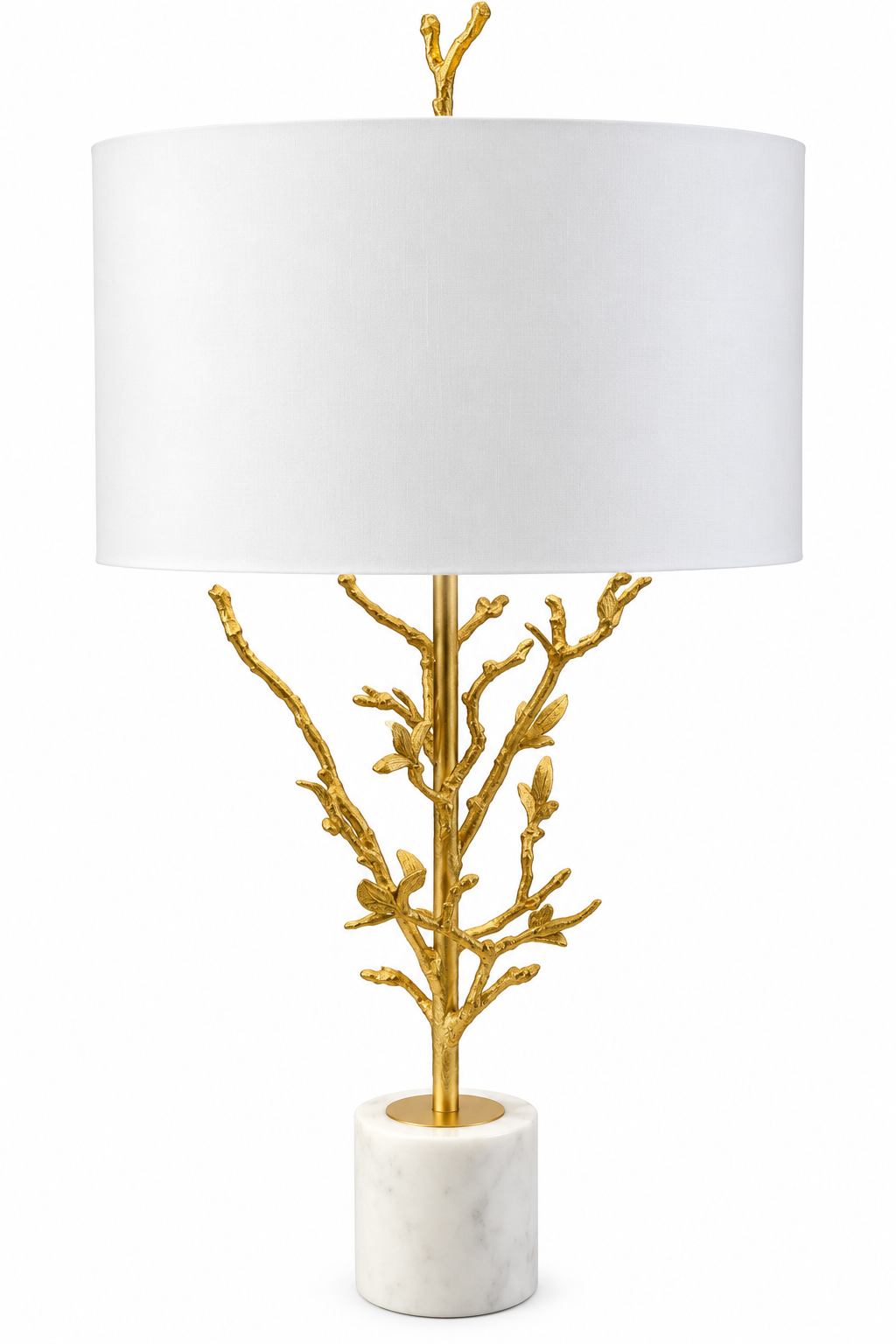 Crestview Gold Leaf Lamp