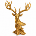Stag Gold Deer Head