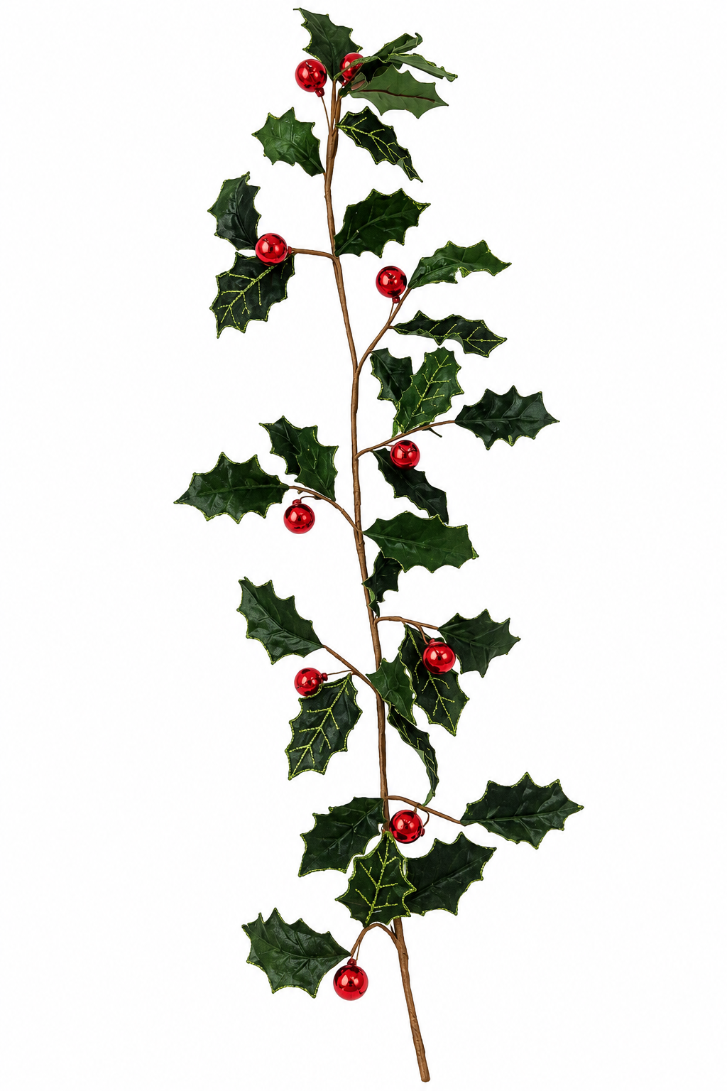 3' Green Holy & Berry Garland