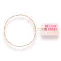 Beaded Blondes - White Dainty Poppi Bracelet