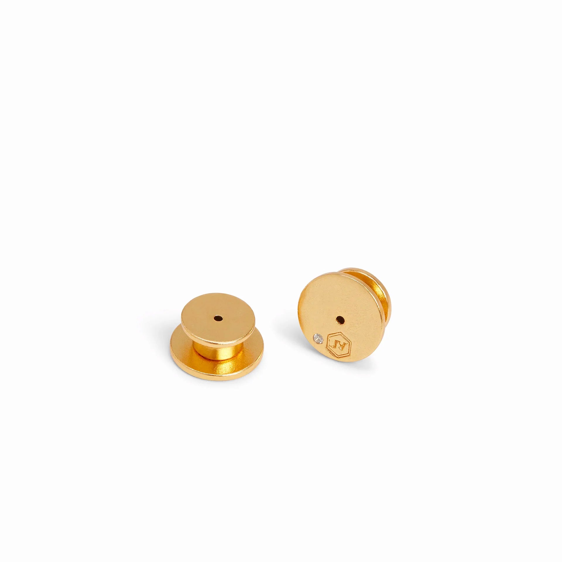 Honey Stud-Iridescent Clear Crystal