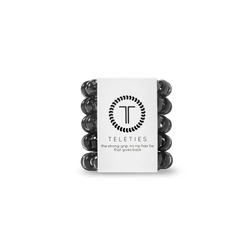 Jet Black Tiny Coils