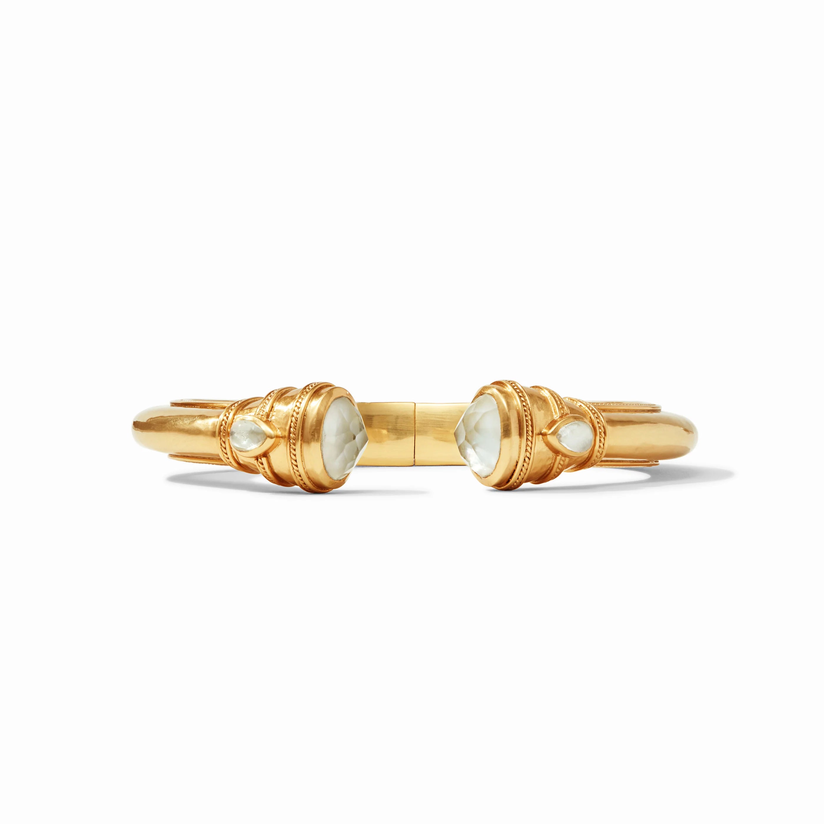 Cannes Demi Cuff-Iridescent Clear Crystal