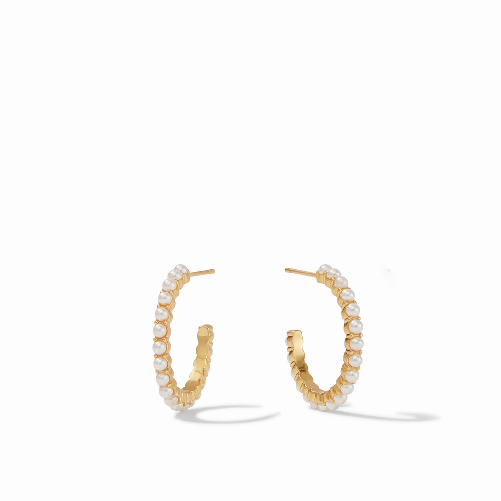 Juliet Hoop Pear Earrings