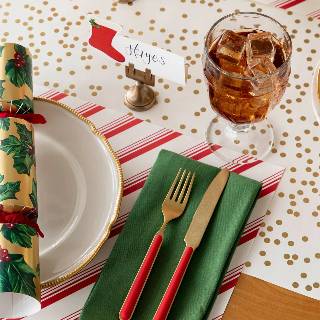 Hester & Cook Gold Confetti Runner - 20" X 25'