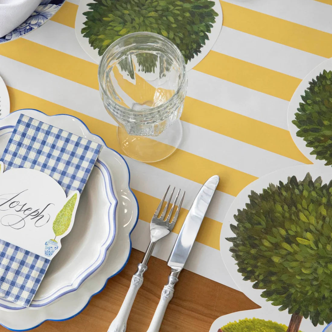 Hester & Cook Marigold Classic Stripe Runner - 20" x  25'