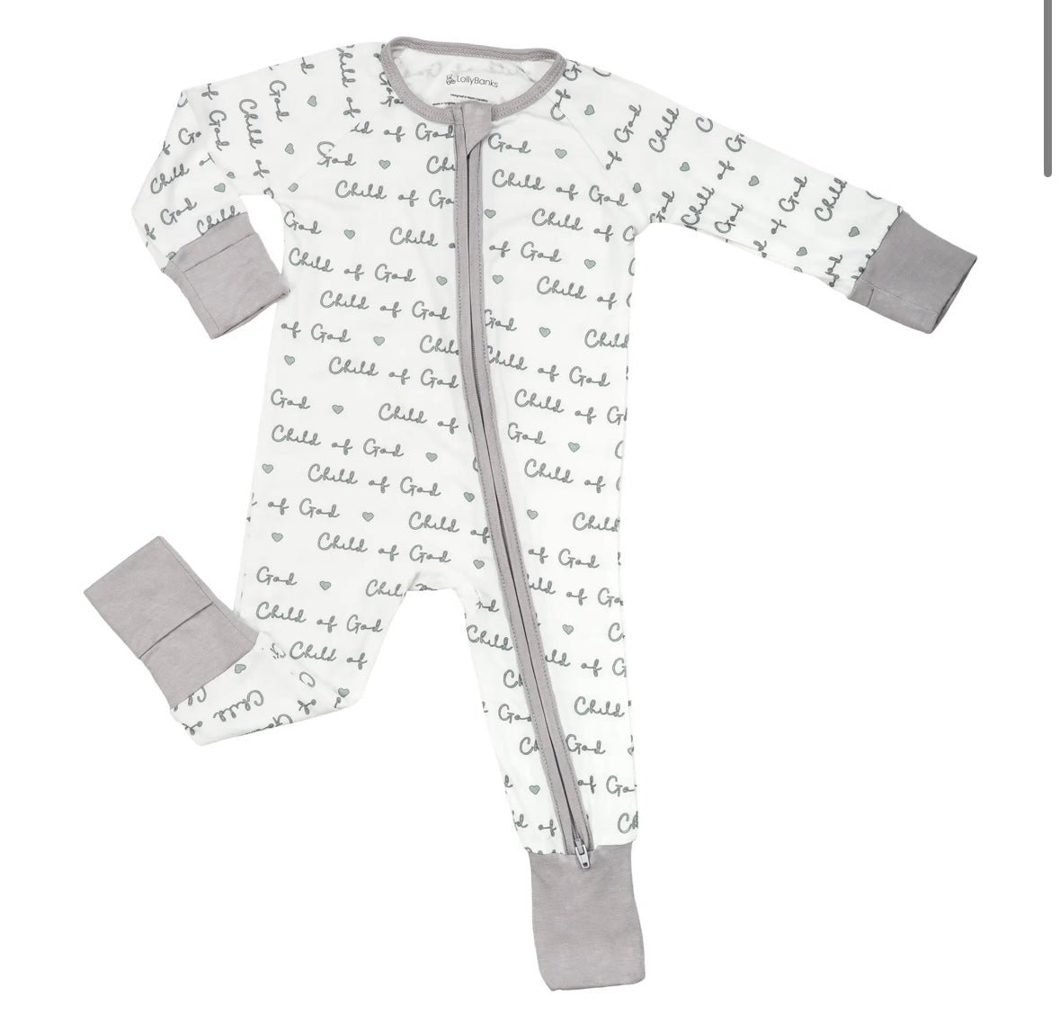 Bamboo Convertible Zipper Child of God Pajama