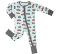 Bamboo Convertible Zipper Truck Pajama